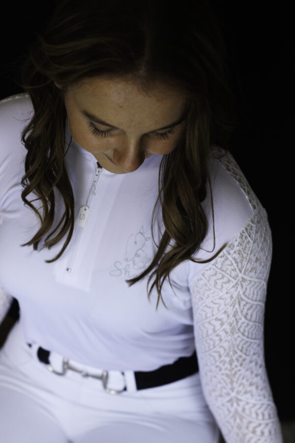 Long Sleeve Lace Detail - Image 2