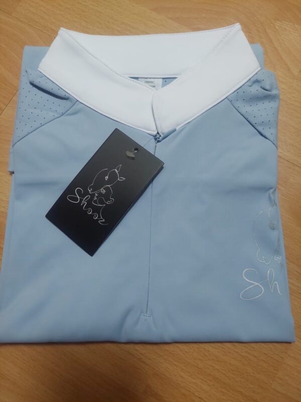Short Sleeve 1/4 Zip Mesh Details - Image 6