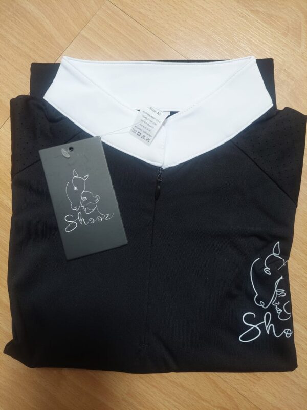 Short Sleeve 1/4 Zip Mesh Details - Image 2
