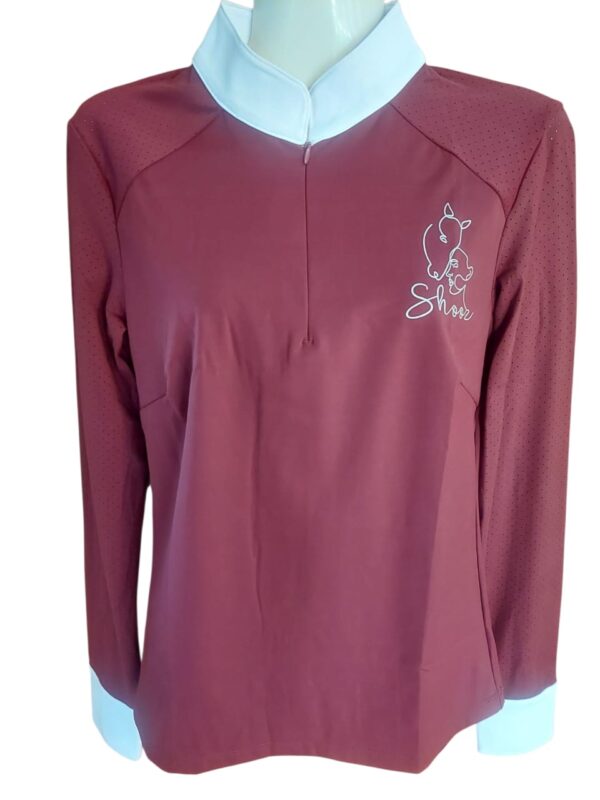 Mesh Sleeve Show Shirt - Long Sleeve