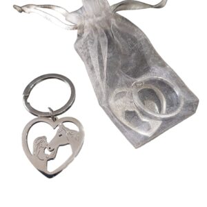 Shooz Silver Keyring